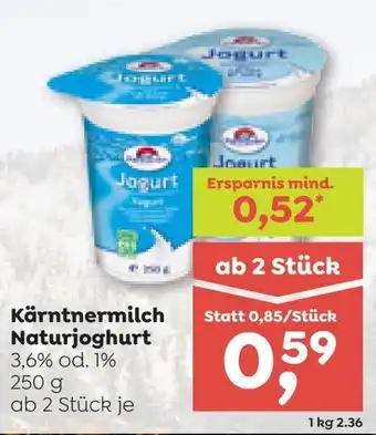 ADEG Kärntnermilch Naturjoghurt Angebot