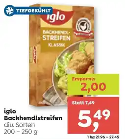 ADEG Iglo backhendlstreifen Angebot