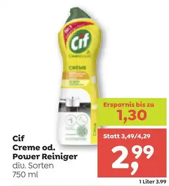 ADEG Cif Creme od. Power Reiniger Angebot