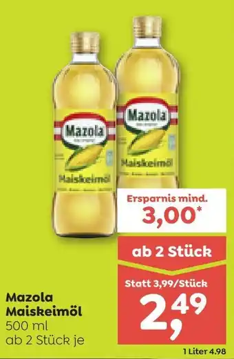 ADEG Mazola Maiskeimöl Angebot