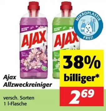 Nah&Frisch Ajax Allzweckreiniger Angebot