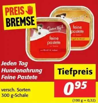 Nah&Frisch Jeden Tag Hundenahrung Feine Pastete Angebot