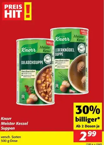 Nah&Frisch Knorr Meister Kessel Suppen Angebot