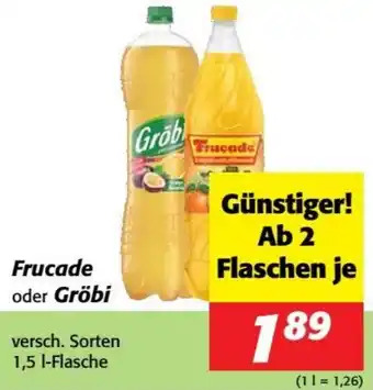 Nah&Frisch Frucade oder Gröbi Angebot