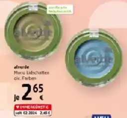 dm Alverde mona lidschatten civ. farten Angebot