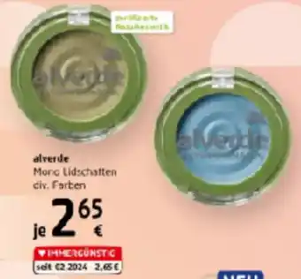 dm Alverde mona lidschatten civ. farten Angebot