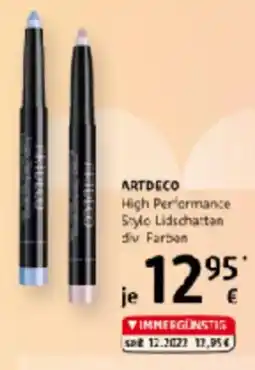 dm ARTDECO High Performance Stylo Lidschattan div Farben Angebot