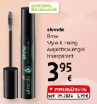 dm alverde Brow Style & Faxing Augenbrauengel transparent Angebot