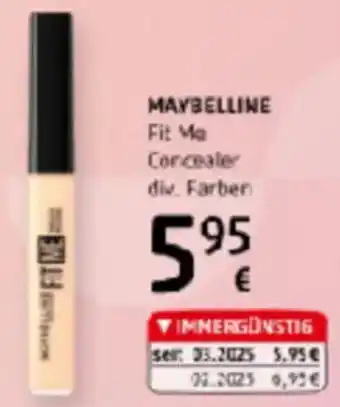 dm MAYBELLINE Fit Mo Concealer div. Farber Angebot