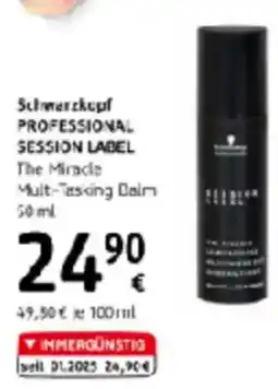 dm Schwarzkopf PROFESSIONAL SESSION LABEL The Miracle Mult-Tasking Dalm Angebot