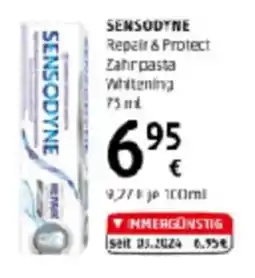 dm Sensodyne repair & protect zahrpasta whitening Angebot