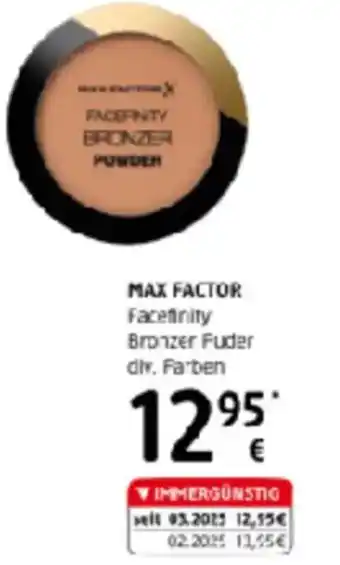 dm Max factor facefinity bronzer fuder div. farben Angebot