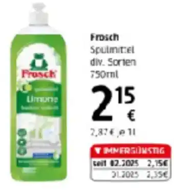 dm Frosch Spulmittel div. Sorten Angebot