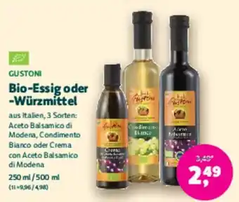 Denn's Biomarkt Bio-Essig oder -Würzmittel Angebot