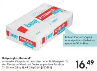 Hellweg Haftputzgips Rotband Angebot