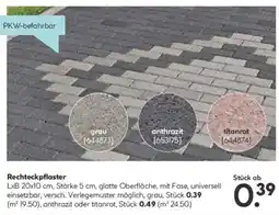 Hellweg Rechteckpflaster Angebot