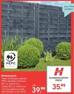 Hellweg Dichtzaunserie Angebot