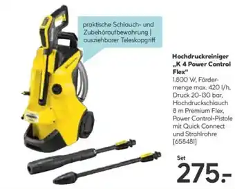 Hellweg Hochdruckreiniger K 4 Power Control Flex Angebot