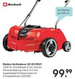 Hellweg Elektro-Vertikutierer GC-ES 1231/1 Angebot