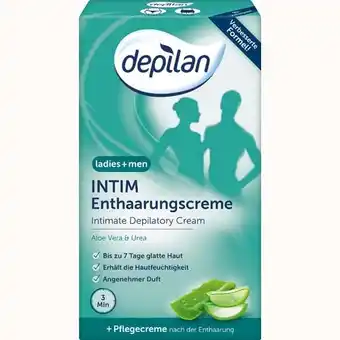 dm Intim Enthaarungscreme, 75 ml + Pflegecreme, 30 ml dm Angebot