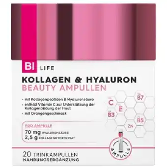 Bipa Kollagen & Hyaluron Trinkampullen BIPA Angebot