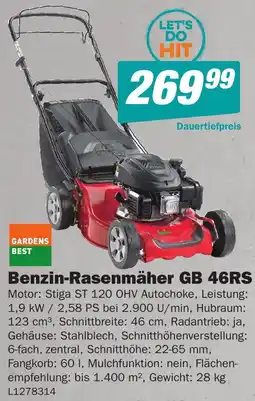 Let's Do It Baumarkt Benzin-Rasenmäher GB 46RS Angebot