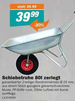 Let's Do It Baumarkt Schiebetruhe 801 zerlegt Angebot