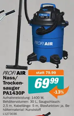 Let's Do It Baumarkt PROFI AIR Nass/ Trocken- sauger PA1430P Angebot