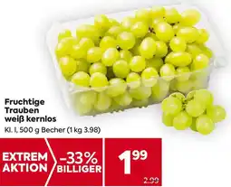 Billa Trauben weiß kernlos Angebot