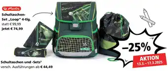 Pagro Diskont Schultaschen- Set Loop Angebot