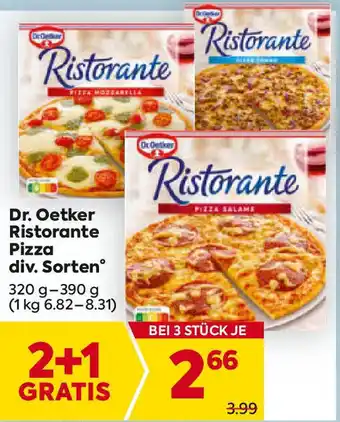 Billa Ristorante Pizza Angebot