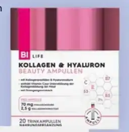 Bipa Bi Life Kollagen & Hyaluron Trinkampullen Angebot