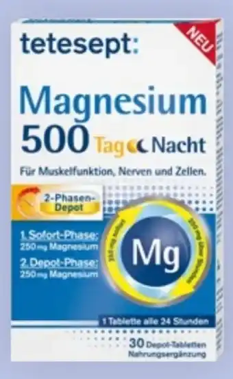 Bipa Tetesept Magnesium 500 Tag und Nacht Angebot