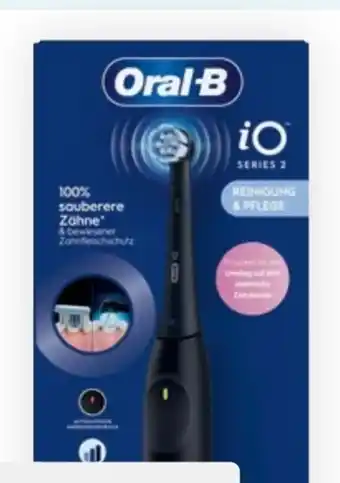 Bipa Braun elektrische Zahnbürste Oral-B iO2 Night Black Starter Pack Angebot