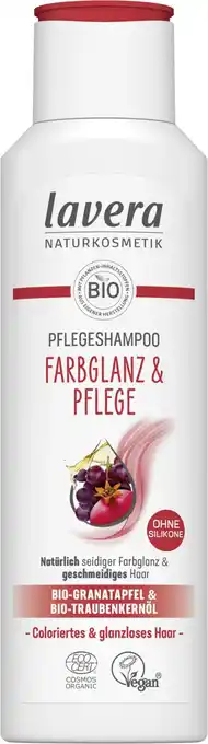 dm Lavera Pflegeshampoo Farbglanz und Pflege Angebot