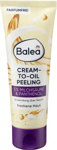 dm Balea Cream To-Oil Peeling Angebot