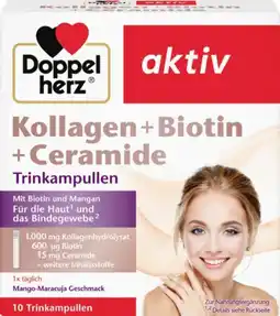 dm Doppelherz Aktiv Kollagen+Biotin +Ceramide Angebot