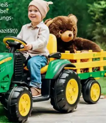 Hofer Peg-Perego E-traktor mit Anhänger Angebot