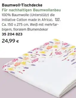 Tchibo Eduscho Baumwoll-tischdecke Angebot