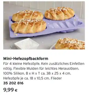 Tchibo Eduscho Mini-hefezopfbackform Angebot