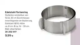 Tchibo Eduscho Edelstahl-tortenring Angebot