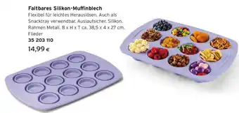 Tchibo Eduscho Faltbares silikon-muffinblech Angebot