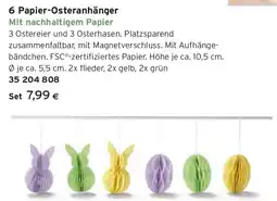 Tchibo Eduscho 6 papier-osteranhänger Angebot