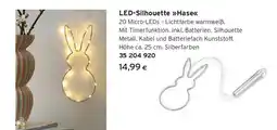 Tchibo Eduscho Led-silhouette >>>hase Angebot