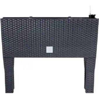 OBI Hochbeet Rattan Optik Anthrazit m. BWS OBI Angebot