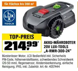 OBI Akku-mähroboter 20v lux-tools ,,a-rmr-300-24 Angebot