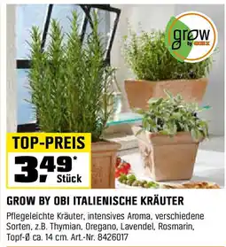 OBI Grow by obi italienische kräuter Angebot