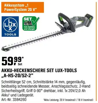 OBI Akkusystem „,1 powersystem 20 v Angebot