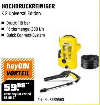 OBI Hochdruckreiniger Angebot