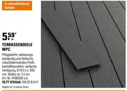 OBI Terrassendiele wpc Angebot